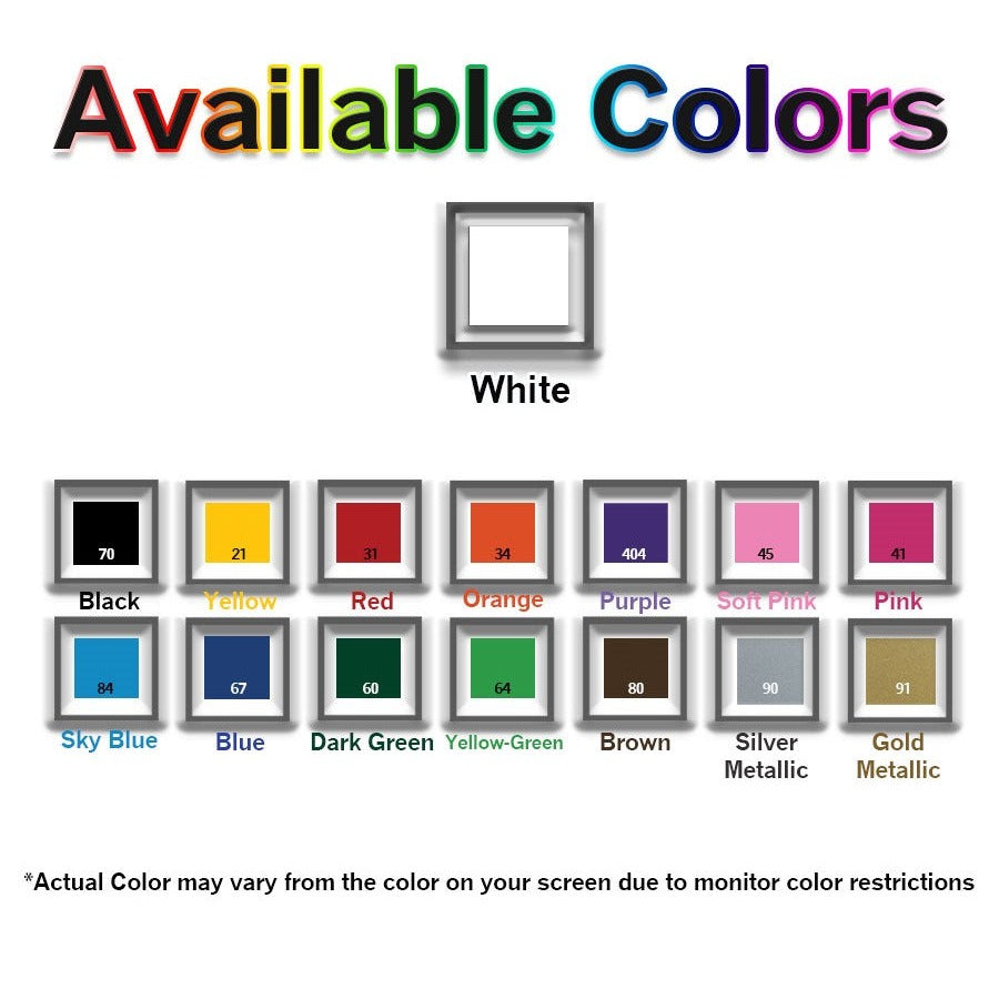 Custom Decal - Business Name/Phone Number/email or web 22"W