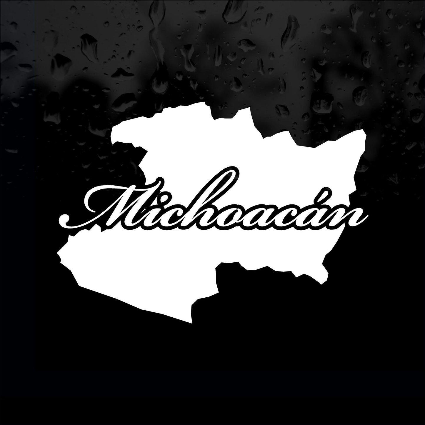 Decals - Stickers. Mexico: Mapa Michoacan.