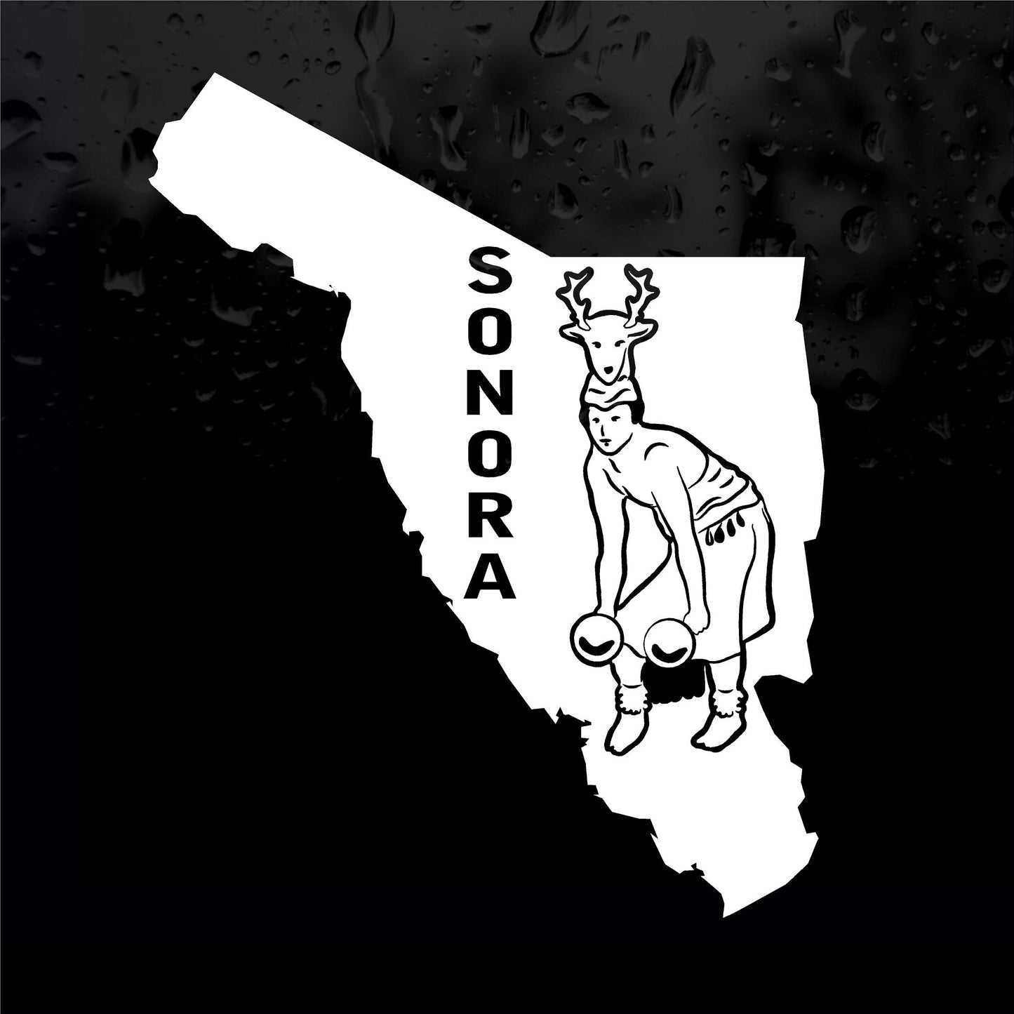 Decals - Stickers. Mexico: Mapa Sonora.