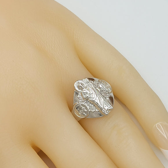 Solid 925 Sterling Silver. Saint Jude Ring. Anillo San Judas. San Juditas.