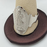 Solid 925 Sterling Silver. Our Lady of Guadalupe Ring. Virgen de Guadalupe