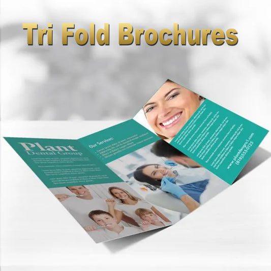 Custom Order. Tri Fold Brochures.