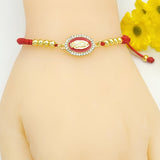Bracelets - Adjustable - Red Thread. Virgen Guadalupe.