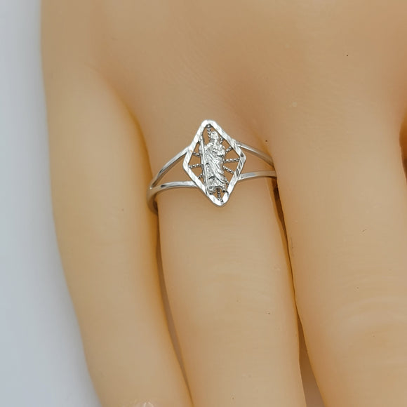 Solid 925 Sterling Silver. Saint Jude Ring. Anillo San Judas. San Juditas.