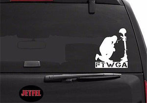 Decals - Stickers. Army: Fallen Soldier, Army, Marines: For Those Who Gave All