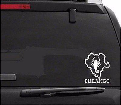 Decals - Stickers. Mexico: Alacran. Mapa Durango.