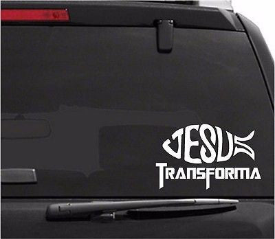 Decal - Religious - Jesús Transforma. Sticker
