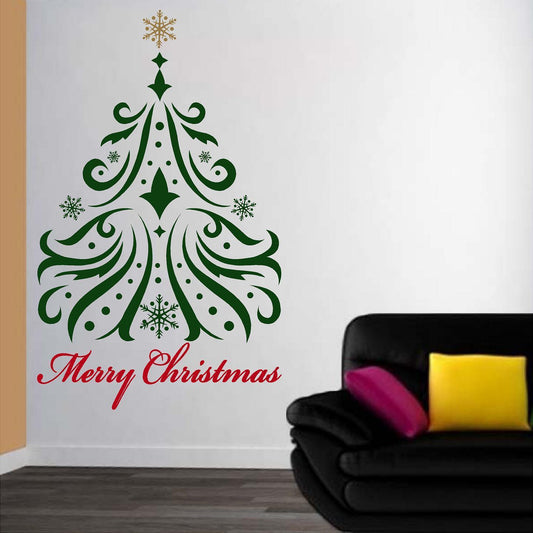 Stickers. Vinyl Wall Decal. Quotes. Tree. Christmas Decorations. Christmas Tree. Arbol Navideño.