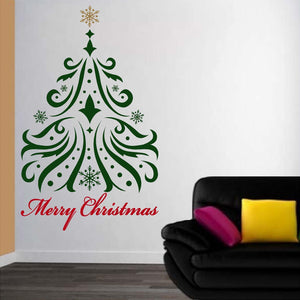 Tree Wall Decal. Christmas Decorations. Christmas Tree. Arbol Navideño.