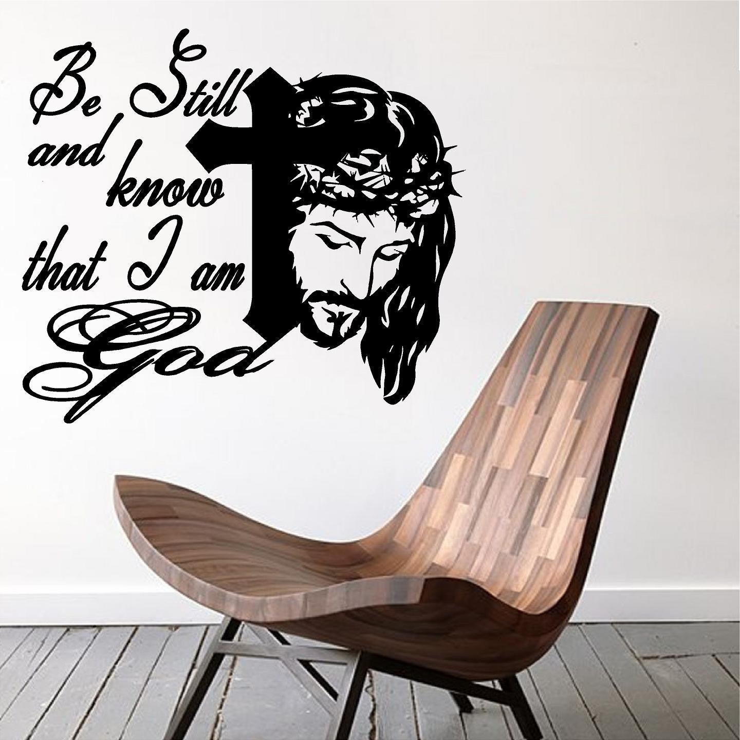 Stickers. Vinyl Wall Decal. Bible Scripture: Psalm 46:10