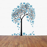 Tree Wall Decal. Christmas Decorations. The Snow tree.