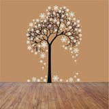Tree Wall Decal. Christmas Decorations. The Snow tree.