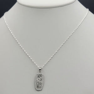 Solid 925 Sterling Silver. Good Luck Icons Pendant 7 Eye Elephant Horseshoe Clover