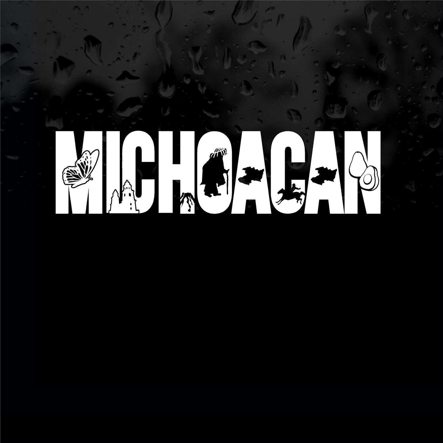 Decals - Stickers. Mexico: Emblema Michoacan.