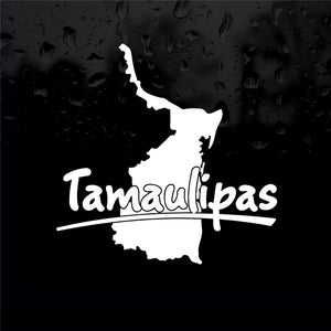 Decals - Stickers. Mexico: Mapa Tamaulipas. Map.