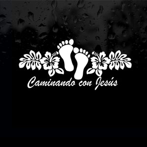 Decal - Religious - Caminando con Jesus.