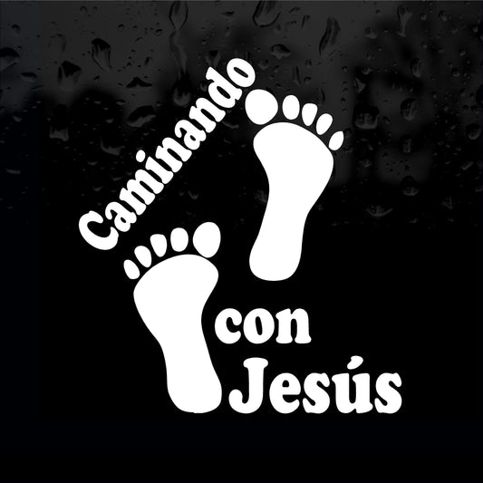 Decals - Religious - Caminando con Jesus.