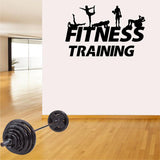 Fitness Wall Decals. Gym. Exercise: Fitness Silhouettes.