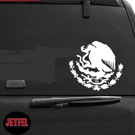 Decals - Stickers. Mexico: Silueta del Escudo de Mexico.