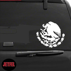 Decals - Stickers. Mexico: Silueta del Escudo de Mexico.