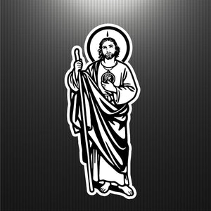 Decal - Religious - Jude the Apostle. San Judas Tadeo.  Sticker