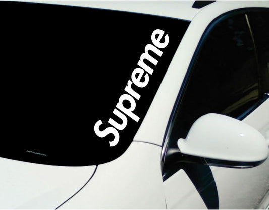 Decals - Stickers. SUPREME.  Size 20" W x 6" H