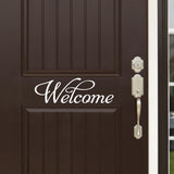 Wall Decal.  Wall Art. Vinyl Decal. Welcome Sign. 3 Display Options