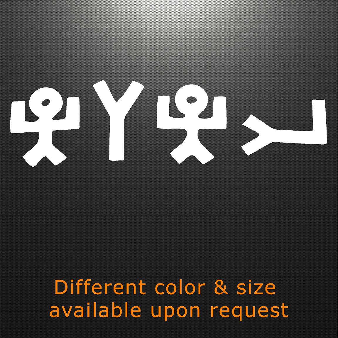 Decals - Religious - Yehue. Creator Made Man, Creator Saved Man.  Sticker.